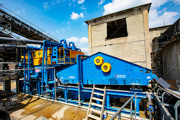 石英砂擦洗脫水一體機現場